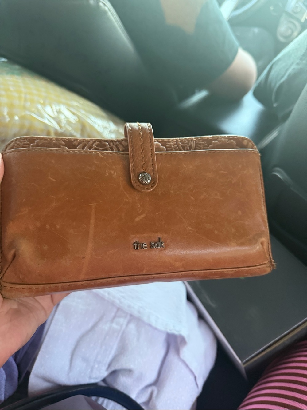 The Sak Tan Leather Wallet